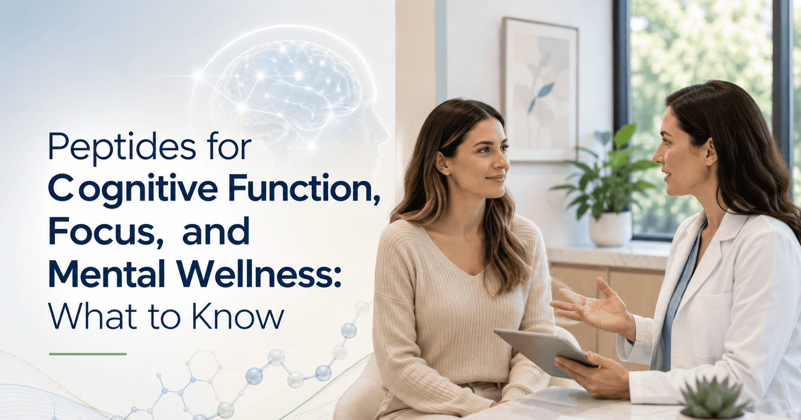 Peptides for Cognitive Function, Focus, and Mental Wellness: What to Know 